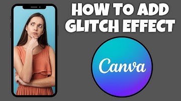 How To Add Glitch Effect To Text In Canva Mobile App | Canva Tutorial