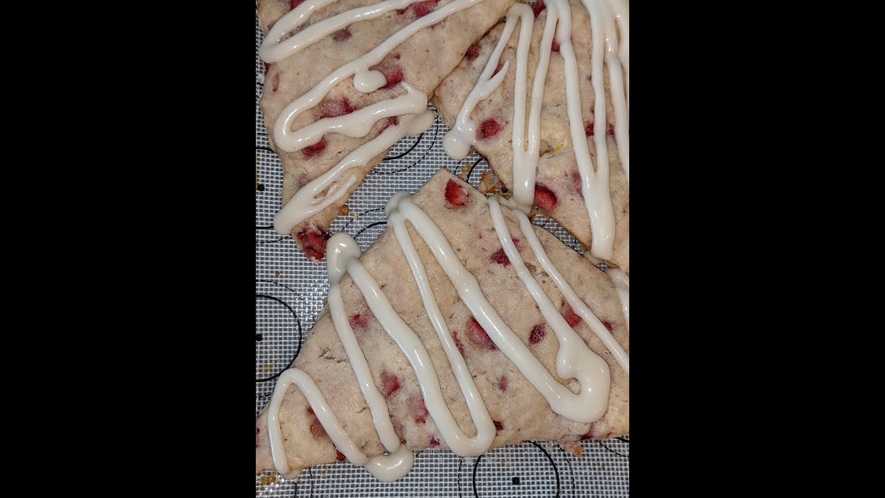 Strawberry Cream Cheese Scones