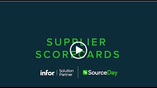 SourceDay Video Tour #8 | Supplier Scorecards