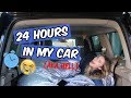 24 HOURS LIVING IN MY CAR CHALLENGE *and this is how it went...* 😭