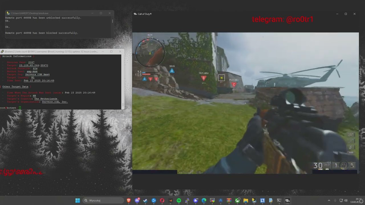 SATANC2 BEST BOTNET 2025 | BUY BOTNET | BUY IP STRESSER 2025 | DDOS CALL OF DUTY BLACKOPS 6 | BO6