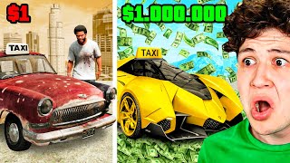 TAXI de $1 vs TAXI de $1,000,000 en GTA 5! 🚖💵 (Mods)