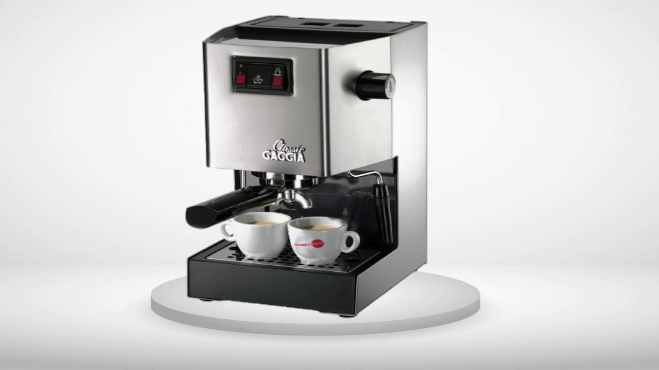 Gaggia 14101 Classic Espresso Machine YouTube
