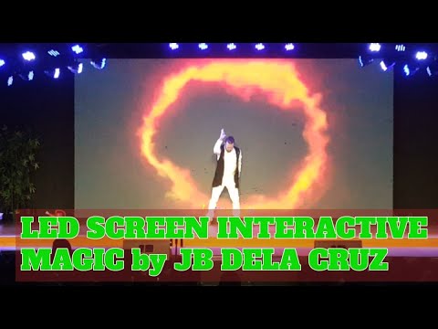 MAGIC LED SCREEN INTERACTIVE MAGIC by JB DELA CRUZ - YouTube