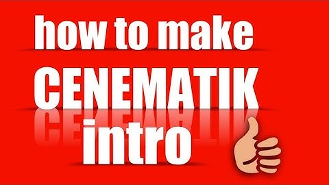 Kinemaster Tutorial next level Cinematic Intro Epic Cinematic intro youtube  channel  Shubham Chanal