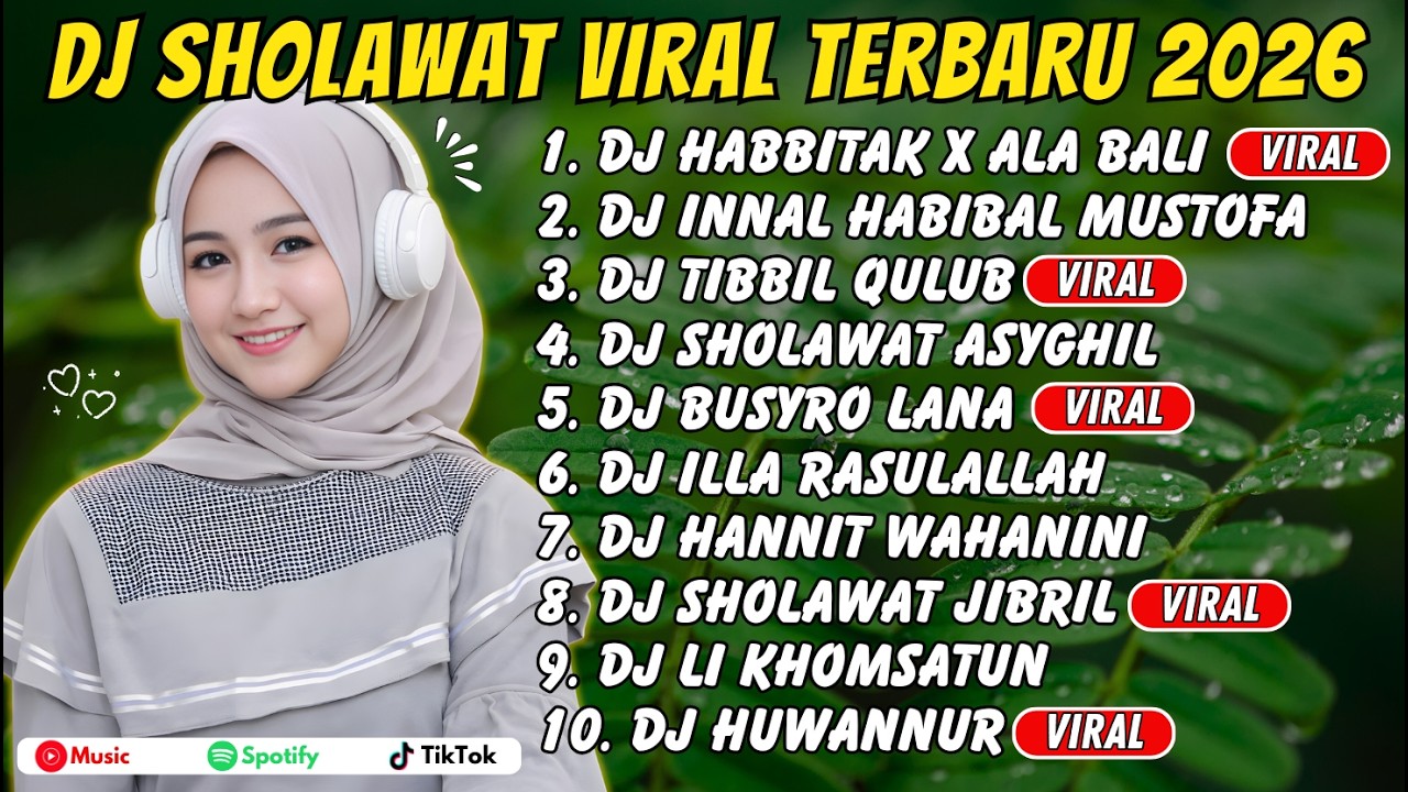 DJ SHOLAWAT TERBARU 2026 – HABBITAK X ALA BALI & INNAL HABIBAL MUSTHOFA (FULL ALBUM MERDU)