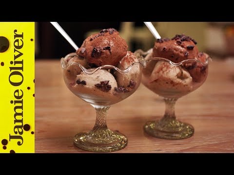 Dairy Free Chocolate & Vanilla Ice Cream | Amber Locke