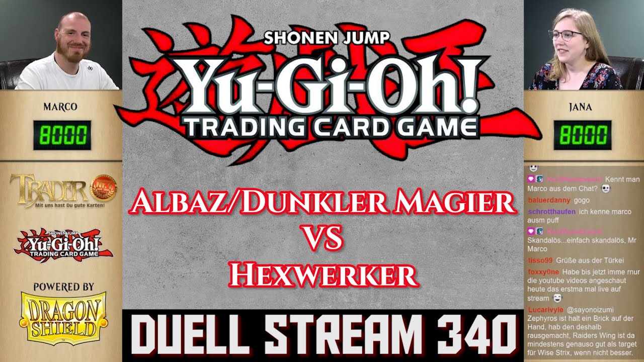 YuGiOh Albaz Dunkler Magier VS Hexwerker | Trader Turnier | YGO deutsch | Dark Magician 2022