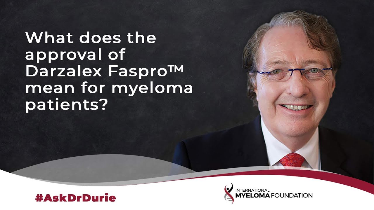 Faspro Rash What does the approval of Darzalex Faspro™ mean for myeloma patients ...