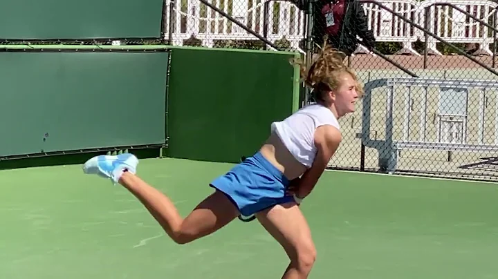 Mirra Andreeva vs Caroline Garcia: Stunning Female Tennis Players in Practice #WTA #IndianWells 108