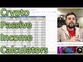 Passive Income Crypto Node Calculators