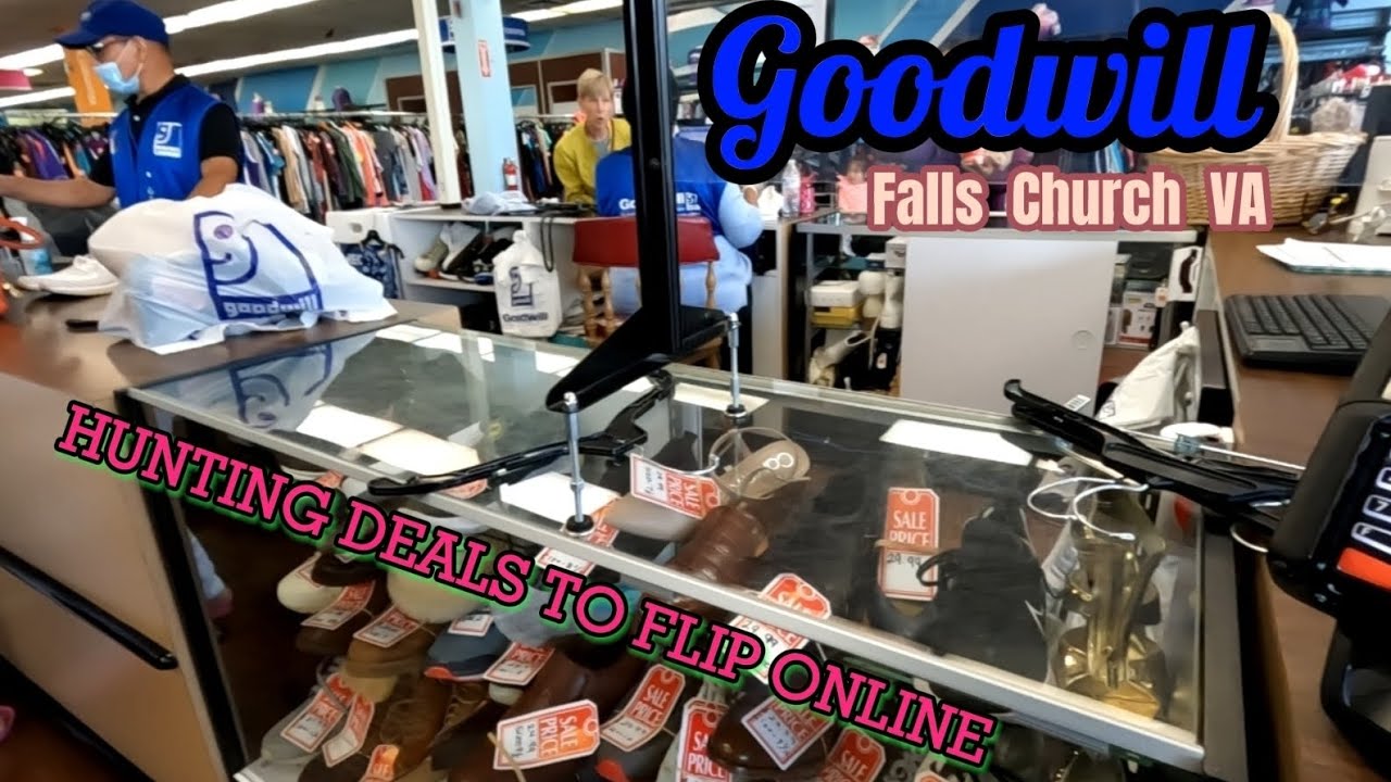 GOODWILL Retail Store Falls Church Virginia shoe deals YouTube