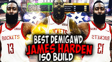 NB2K20 NEW 35BADGE MVP JAMES HARDEN DEMIGOD BUILD