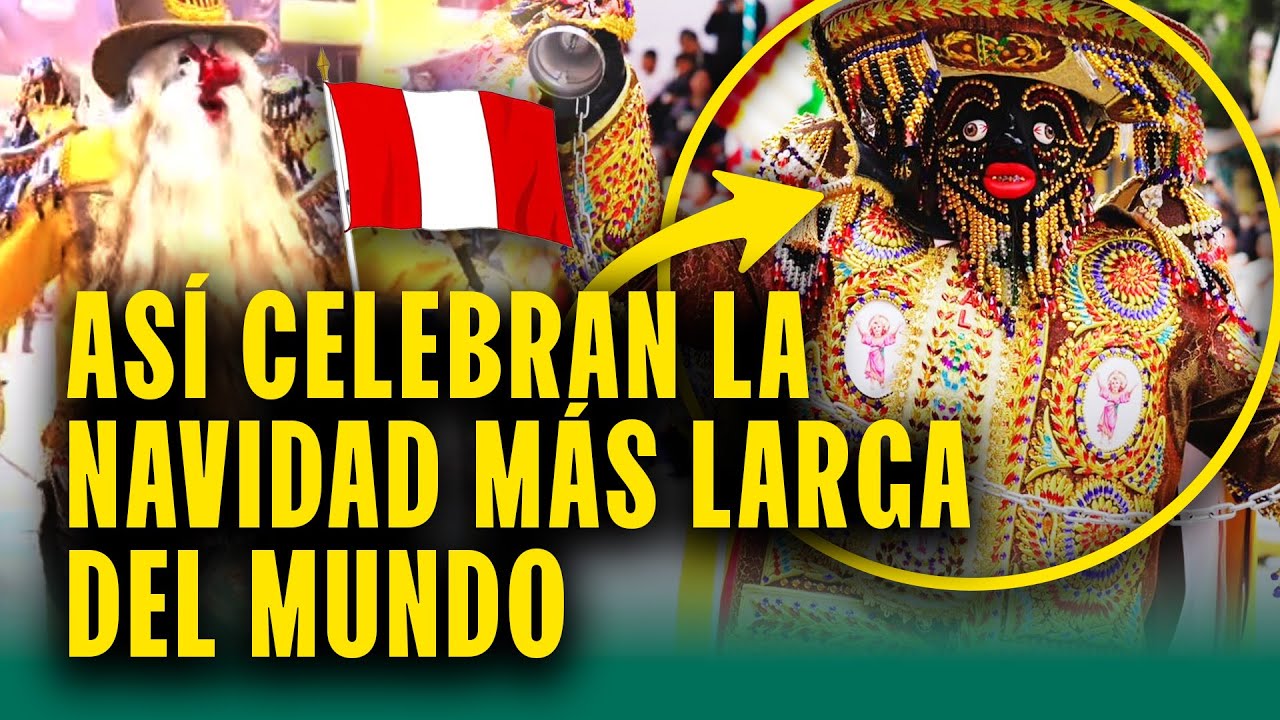 En Perú se celebra la Navidad más larga del mundo: Conoce la danza de los Negritos en Huánuco