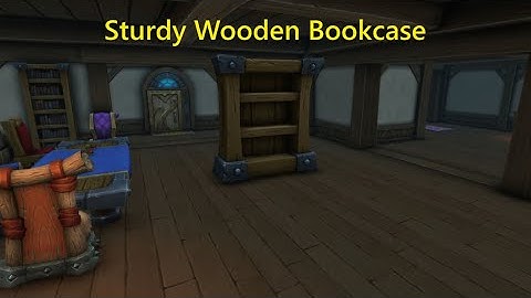 WoW  Sturdy Wooden Bookcase Location (Treasure Hunt Decor Item) Alliance