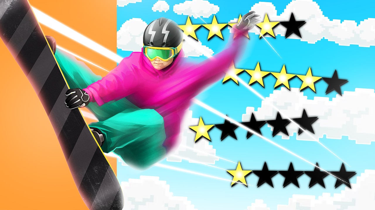 Я сыграл в ЧЕТЫРЕ СЛУЧАЙНЫЕ ИГРЫ ПРО СНОУБОРДИНГ от небольших разработчиков.