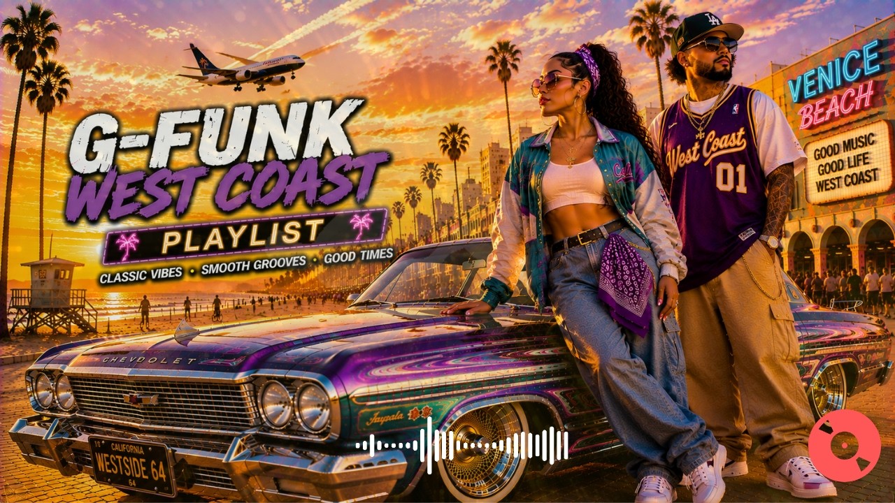 West Coast G-Funk Vibes 2026 🎵 Old School Funk & Hip Hop Ride