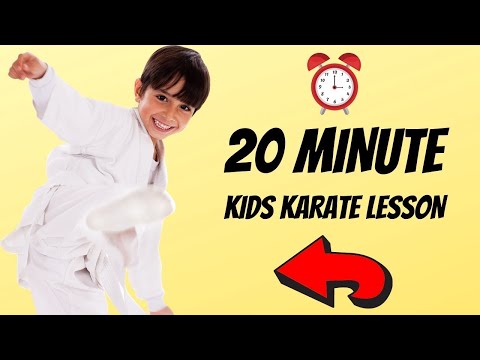 How To Learn Karate At Home For Kids | 20 Minute Beginner Lesson! | Dojo Go (Week 6)