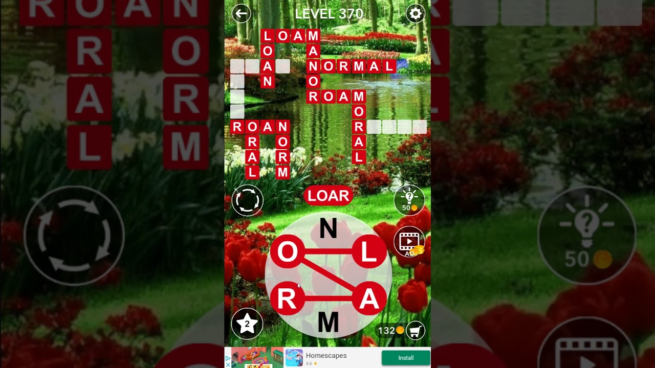 Word Crossword Search level 370
