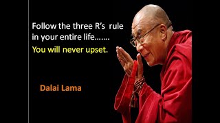Follow the three R's rule in your whole life ...   // Dalai Lama Quotes // Quotes Mania screenshot 5