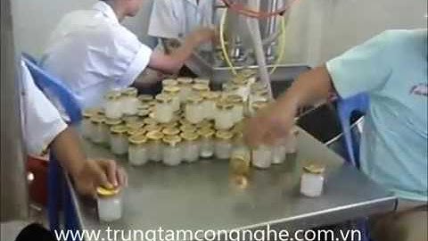 máy chiết rót và đóng nắp hủ nước yến bán tự động 0909618949 0968022118