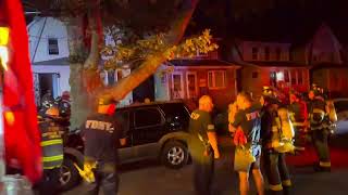 *HEAVY SMOKE PUSHING* FDNY Queens ALL HANDS Box 5697 Fire in the Rear of a Private Dwelling