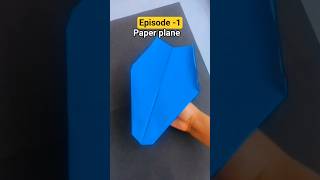 1 Minute Best Paper Airplane✈️/How to make easy paper plane/#shorts#youtubeshorts #creasecruisecraft