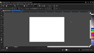 How to Convert Paragraph Text to Artistic text in CorelDraw
