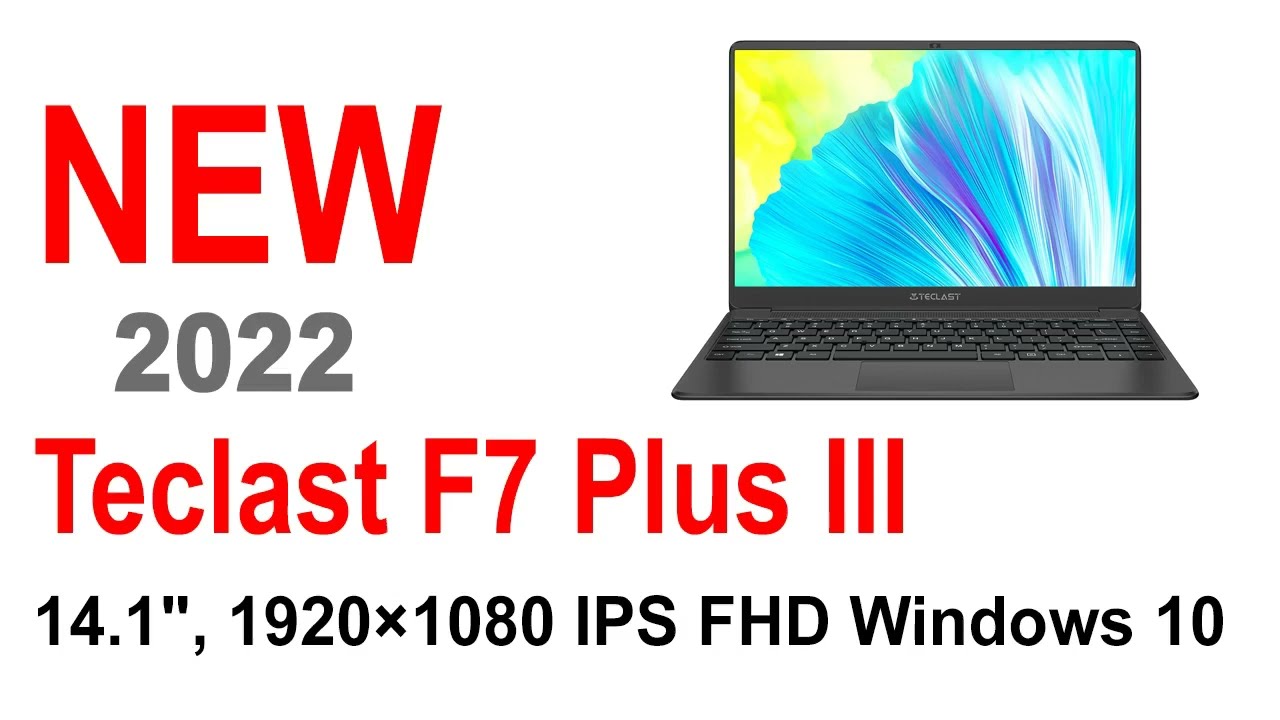 NEW 2022 Teclast F7 Plus 3 - 8GB RAM 256GB ROM 14.1 Inch Windows