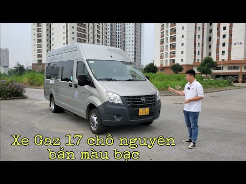 Video | GAZ 17 CHỖ | XE GAZ 17 CHỖ MÀU BẠC NGUYÊN BẢN VÀ... - youtube