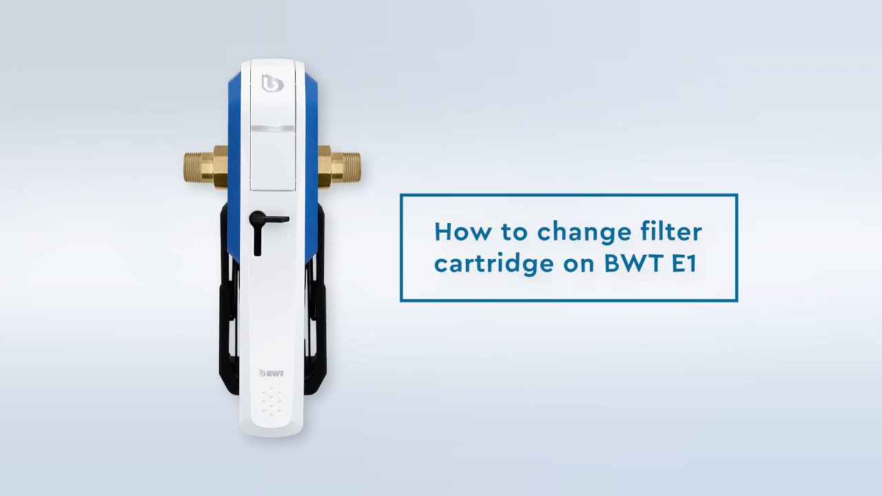 How to change filter cartridge on BWT E1 YouTube
