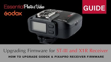 How To Upgrade PiXAPRO ST-III and Godox X1R Receiver Firmware