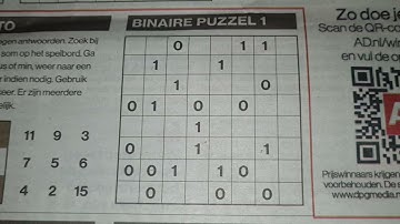 (#3609) Friday. Binary01 Sudoku puzzle. Bonus Extra edition. 10-29-2021 Extra part 2 of 3