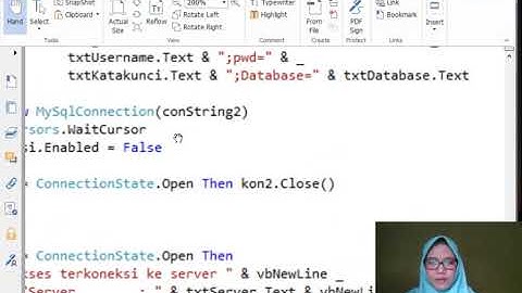Video Tugas 4 Pemrograman Visual 2 By Indah Permatasari