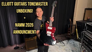 Elliott Guitars TONEMASTER Unboxing + NAMM 2026 Announcement & Vega Trem Artist Announcement!