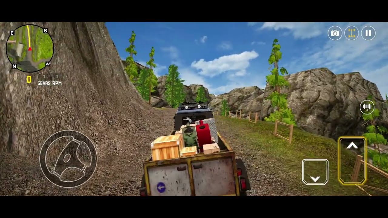 Offroad Car Simulator Gameplay 🚙 | Realistic Physics & Extreme Terrain