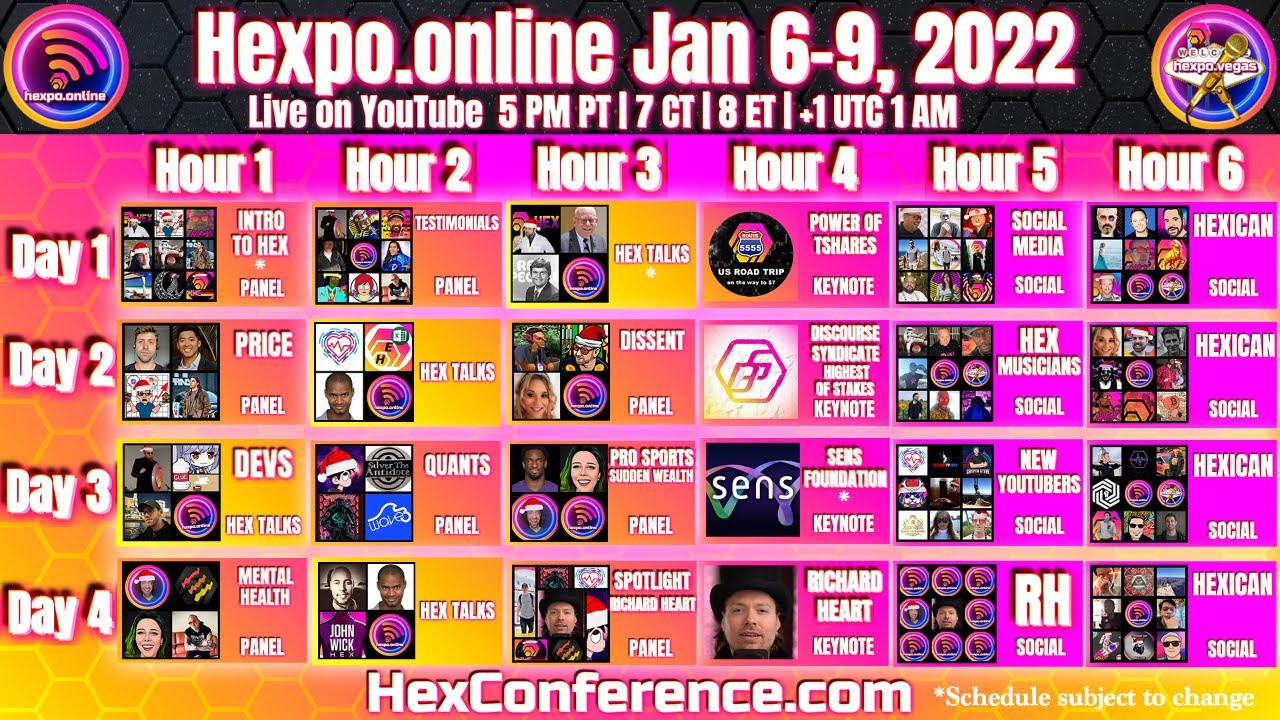 Hex Conference LIVE now!!

https://youtu.be/BcPh7bD2HEE

PulseX sacrifice hits $400m via PulseX.com ...