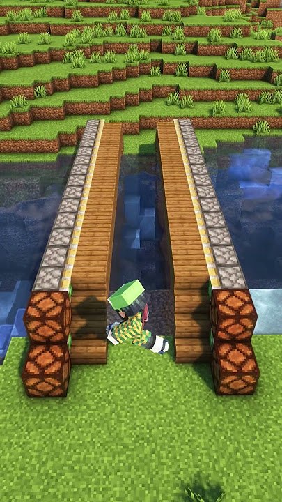 Jembatan Otomatis Minecraft⬆️ #shorts