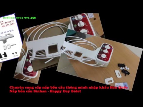 Video Bán nắp bồn cầu thông minh tại Thái Bình, Nắp bồn cầu... - youtube