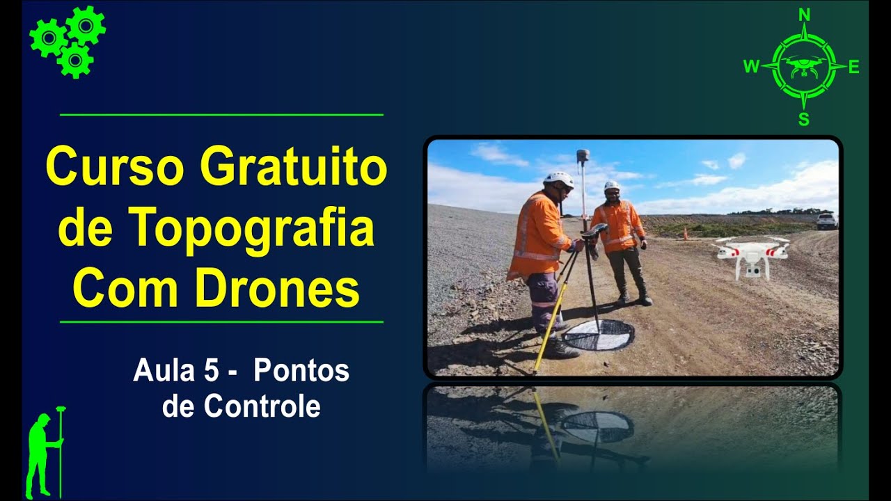 Aula 5 - Pontos de Controle na Topografia Com Drones - YouTube
