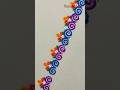 Border rangoli design that will make your home shine!!✨💫