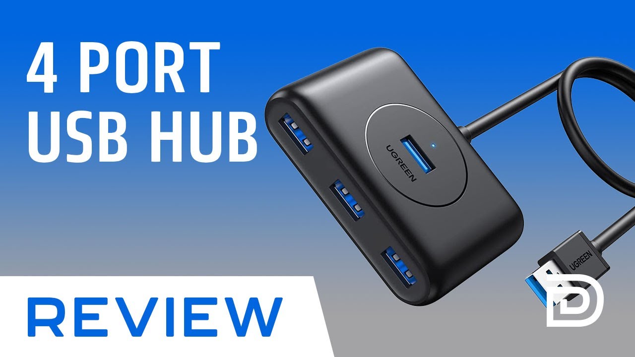 UGREEN 4 Port USB Hub 3.0 Data Hub Review // Best USB Hub For Mac PC 