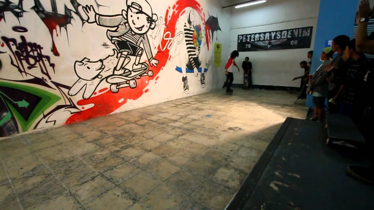 LUCKY LINE SKATEPARK GAME OF SKATE - ANGGIE VS ABSAR LEBEH