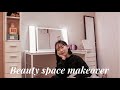 Beauty space makeover! ❤️ DIY & Organization ドレッサーを片付けたよ〜 | Azumi