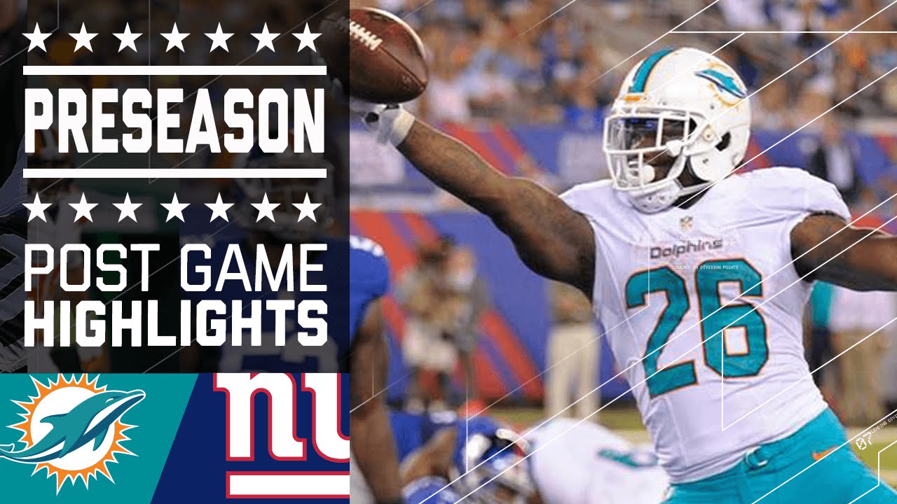 Pontos e melhores momentos para Miami Dolphins x New York Giants pela NFL  (31-16)