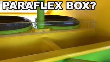 BIG OUTPUT FROM THIS PARAFLEX SUBWOOFER BOX DESIGN
