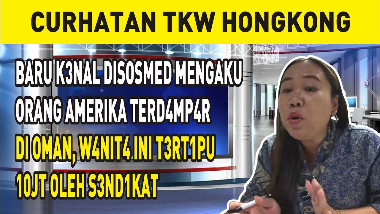 BARU K3NAL DISOSMED MENGAKU ORANG AMERIKA TERD4MP4R DI OMAN, W4NIT4 INI T3RT1PU 10JT OLEH S3ND1KAT