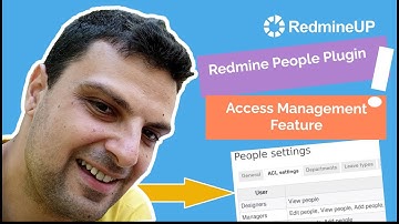 Redmine People Plugin access management feature
