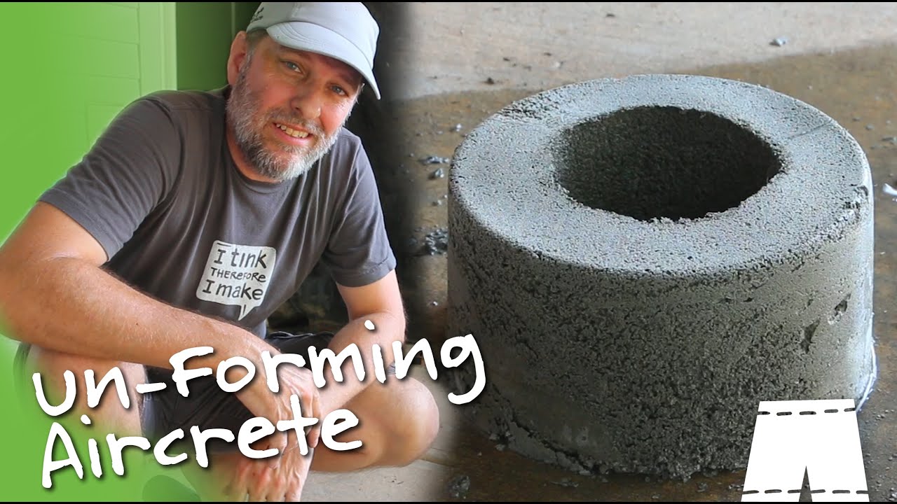 How To Un-form Aircrete + Foam Generator Volume Test