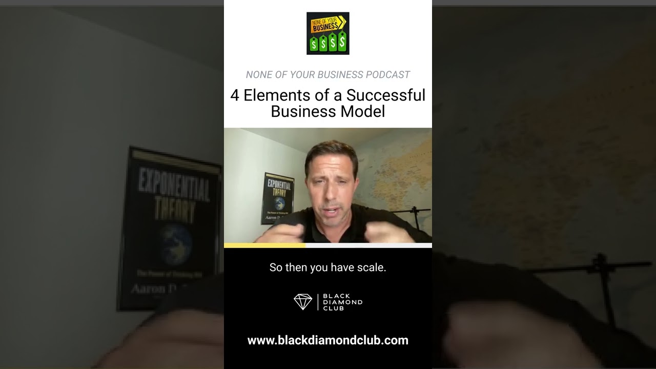 NOYB Podcast - Aaron Bare - 4 Elements of a Successful Business Model